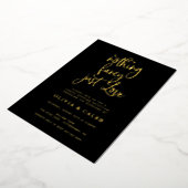 Invitation En Aluminium Rien De Fancy Just Love Mariage Réception (Rotation)
