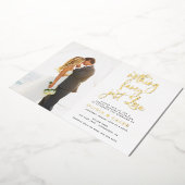 Invitation En Aluminium Rien De Fancy Just Love Mariage Réception (Rotation)