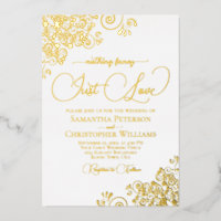 Rien de fantaisie Juste aimer Or & Mariage blanc