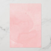 Invitation En Aluminium Robe blanche Quinceanera (Verso)