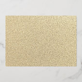 Invitation En Aluminium Robe de FOIL OR Papillon Quinceanera (Verso)