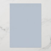 Invitation En Aluminium Robe Rose  d'argent Robe douce 16 Partie (Verso)