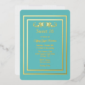 Invitation En Aluminium Robins Bleu d'oeuf et huile douce 16