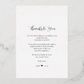 Invitation En Aluminium Romantic Arch Photo Frame Stained Glass Effect (Verso)