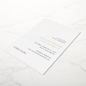 Invitation En Aluminium Rosa Elegant Mariage moderne Enregistrer la date (Rotation)