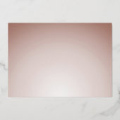 Invitation En Aluminium Rose d'esquisse décontracté | Mariage moderne Enre (Verso)