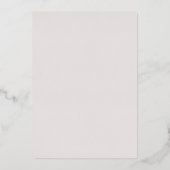 Invitation En Aluminium Rose Gold Floral Fairytale Mariage (Verso)