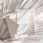 Invitation En Aluminium Rose Gold Heart Gown 80th Birthday Party Real<br><div class="desc">Rose Gold Heart Gown 80th Birthday Party Real Foil Invitation Ninety & Fabulous! Voir d'autres invitations dans notre magasin de niche et de niche</div>