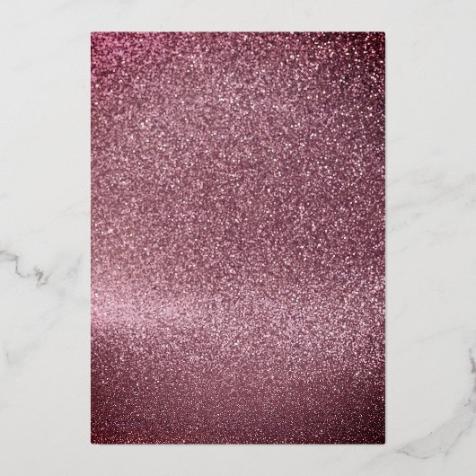 Invitation En Aluminium Rose minimum Gold et Mariage noir (Verso)