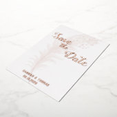 Invitation En Aluminium Rose Or simple et élégant (Rotation)