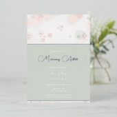 Invitation En Aluminium Roses de thé douceur matin après (Debout devant)