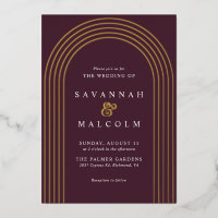 Rouge et or de Bourgogne | Mariage simple et éléga