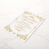 Invitation En Aluminium Royal Fiveness 5ème Anniversaire (Rotation)