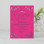 Invitation En Aluminium Royal Fiveness Princes 5th Birthday Foil Invitatia (Debout devant)