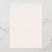 Invitation En Aluminium Ruban rose clair fille Confirmation (Verso)