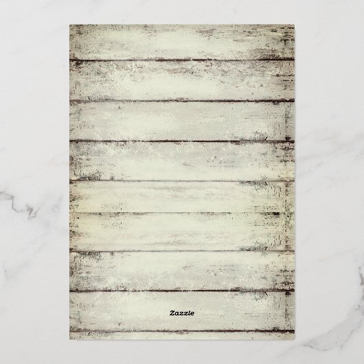 Invitation En Aluminium Rustic Lantern et Feuille Automne 70e fête d'anniv (Verso)