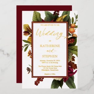 Invitation En Aluminium Rustique Bouquet de Fleurs de Mariage Bleu Turquoi