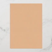 Invitation En Aluminium Rustique Burtic Orange Arch Mariage moderne (Verso)