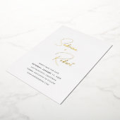 Invitation En Aluminium Sabrina Mariage moderne Enregistrer la date (Rotation)