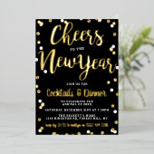 Invitation En Aluminium Salutations Au Nouvel An | New Years Eve Party Rea (Debout devant)