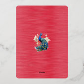 Invitation En Aluminium Sauver la date de mariage janvier 2026 (Verso)