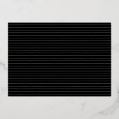 Invitation En Aluminium Script moderne tendance trois photo enregistrer la (Verso)