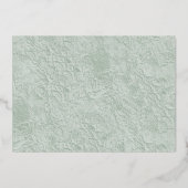 Invitation En Aluminium Serez-Vous Mon Éucalyptus Géométrique (Verso)