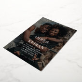 Invitation En Aluminium Shades - Mariage photo (Rotation)