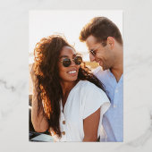 Invitation En Aluminium Shades - Mariage photo baisé Sun (Verso)