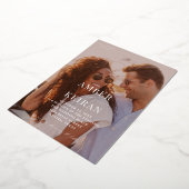 Invitation En Aluminium Shades - Mariage photo baisé Sun (Rotation)