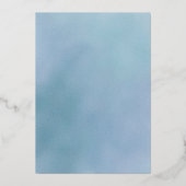 Invitation En Aluminium Shiny Oh Boy Eucalyptus Baby shower de ballon (Verso)