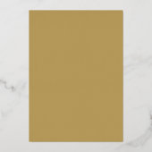 Invitation En Aluminium Signature Script Gold First Holy Communion (Verso)