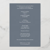 Invitation En Aluminium Silver Better Together Quote 2 Photos Wedding (Verso)