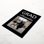 Invitation En Aluminium Silver DVM Veterinary Medicine Graduation Party (Rotation)