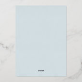 Invitation En Aluminium Simple Modern Arch 60ème Mariage fête d'anniversai (Verso)