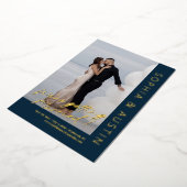 Invitation En Aluminium Simple Note FOIL Couleur Personnalisée Enregistrer (Rotation)