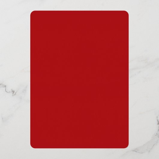 Invitation En Aluminium Simple Rectangle double bonheur Mariage chinois (Verso)