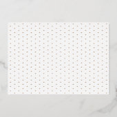 Invitation En Aluminium Simple Subtle Cross One Photo Baptism Gold (Verso)