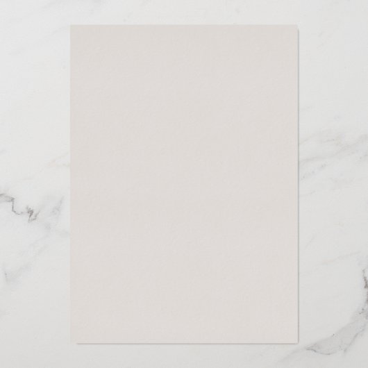 Invitation En Aluminium Simplement Elegant Taupe Foliage Mariage Or (Verso)