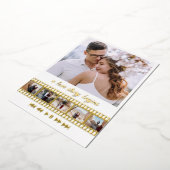 Invitation En Aluminium Six Photos Collage (Rotation)