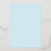 Invitation En Aluminium Snowflake Winter Wonderland Wedding Enregistrer la (Verso)