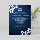 Invitation En Aluminium Soccer Bar Mitzvah (Debout devant)
