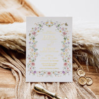 Soft Pastel Fleur sauvage Cottage Jardin Mariage