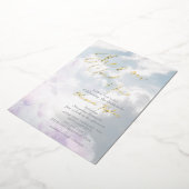 Invitation En Aluminium Soft She's on cloud 9 Elegant Fête des mariées (Rotation)
