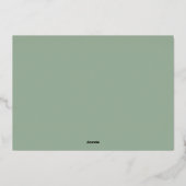 Invitation En Aluminium Soirée de Dégustation de Vins (Verso)