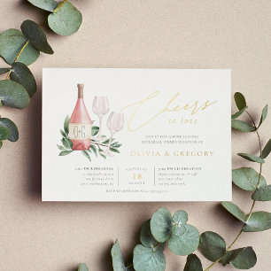 Invitation En Aluminium Soirée de Dégustation de Vins