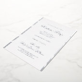 Invitation En Aluminium Soirée de Noël (Rotation)