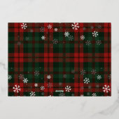 Invitation En Aluminium Soirée de Noël à l'aquarelle (Verso)