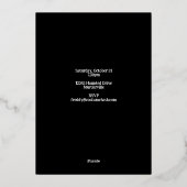 Invitation En Aluminium Soirée fantôme effrayante Halloween Boos et Booze (Verso)