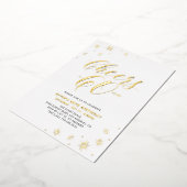 Invitation En Aluminium Soixante ans 60e fête d'anniversaire (Rotation)